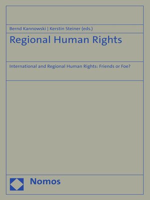 cover image of Regional Human Rights